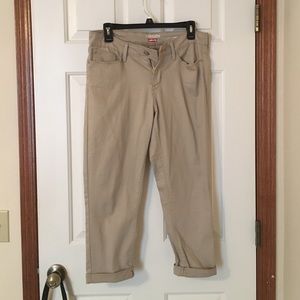 Khaki Capri pants. Never worn