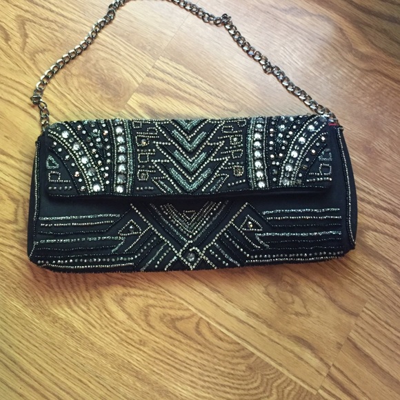 Beaded Chico's clutch -only used once