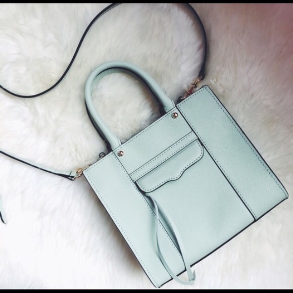 Rebecca Minkoff Mint green Mini MAB tote - Picture 1 of 2