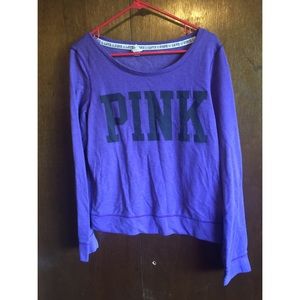 VS Pink pull over sweatshirt