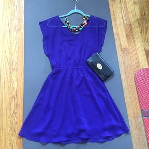 ‼️REDUCED‼️Express Blue/purple dress