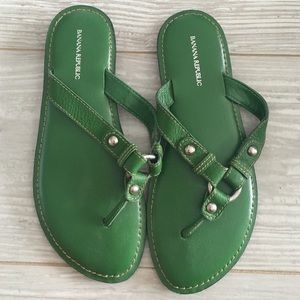 Banana Republic Green Sandals