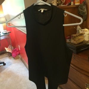 Black Turtle neck tank