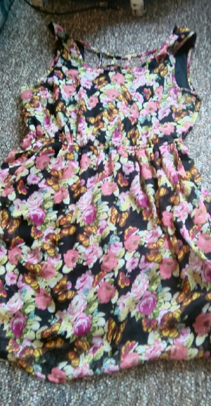 Floral print dress