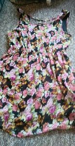 Floral print dress