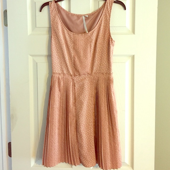 Lauren Conrad Polka Dot Mauve Dress