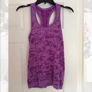 Purple lulu lemon tank top
