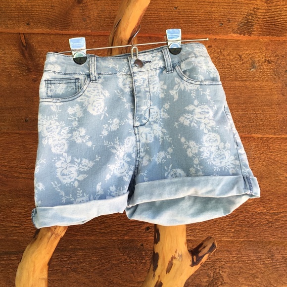 Joe Boxer high waisted floral shorts