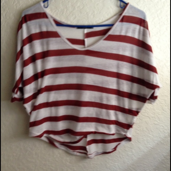 high low semi rise top