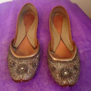 Gorgeous handmade beaded flats