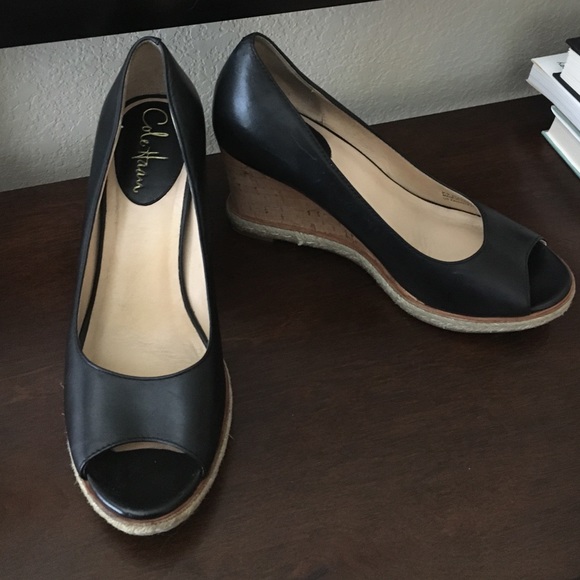 Black cork wedges