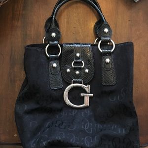 Guess black purse