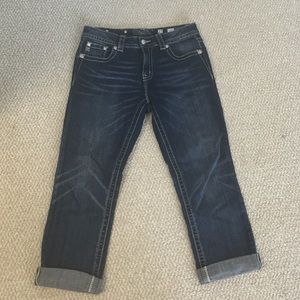 Size 27 Boyfriend Capri Miss Me Jeans