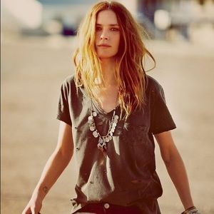 Free People "Destroyed Tommy" Tee