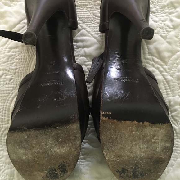 YSL brown platform heels size 39 - Picture 2 of 4