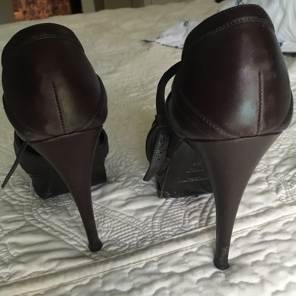 YSL brown platform heels size 39 - Picture 3 of 4