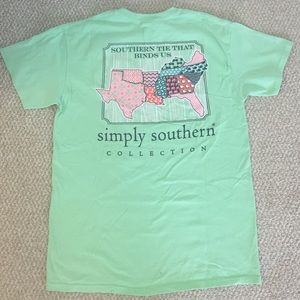 Mint Green Simply Southern T-shirt