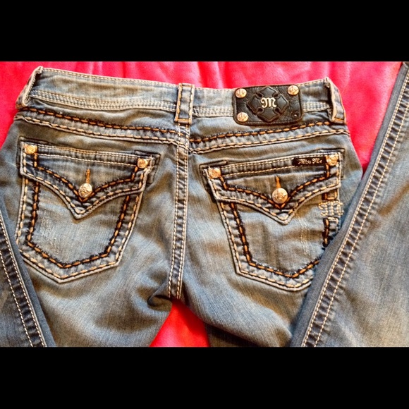 Miss Me Cuffed Skinny Jeans 28in inseem