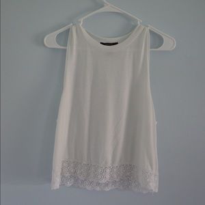 Crocheted tank top