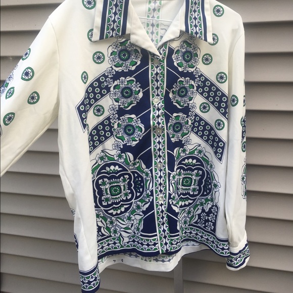 2 Vintage Polyester Shirts