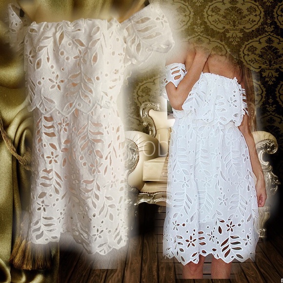 Boho chick off shoulder dress