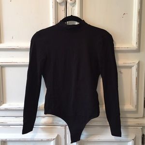 American Apparel cotton spandex cutout bodysuit