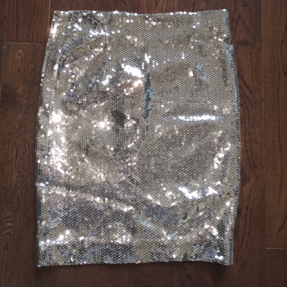 Sequin Pencil Skirt - Picture 1 of 4