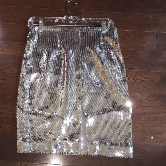 Sequin Pencil Skirt - Picture 3 of 4