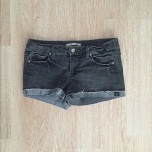 forever21 | grey denim shorts
