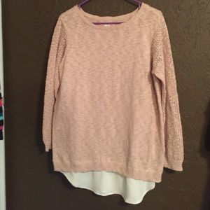 Peach colored sweater