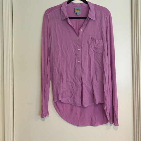 c + c button down blouse. WORN ONCE - Picture 1 of 1