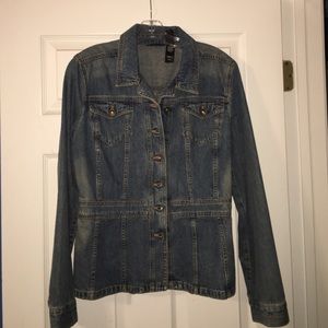 DKNY Fitted Jean Jacket XL