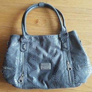 Dolce & Gabbana Grey Leather Handbag