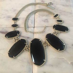 Kendra Scott Ginger Statement Necklace in Black