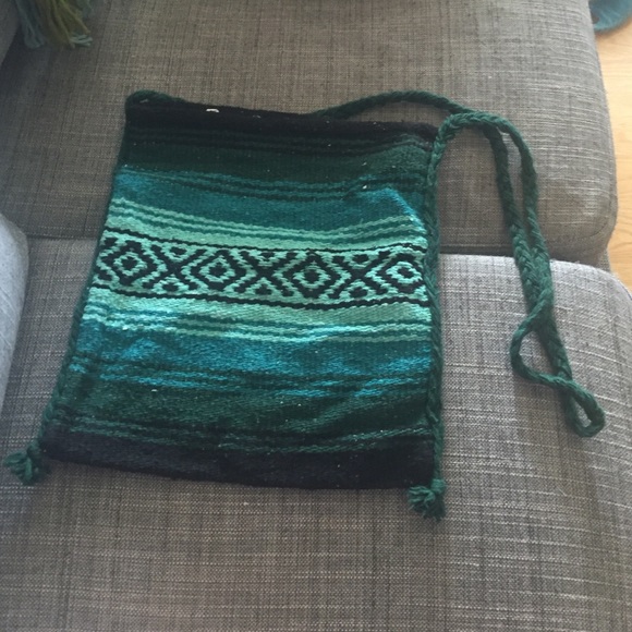 Tribal Print Woven Crossbody Purse/Bag