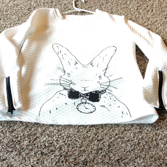 Cozy rabbit sweater