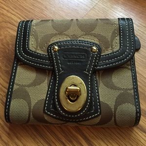 Authentic coach wallet