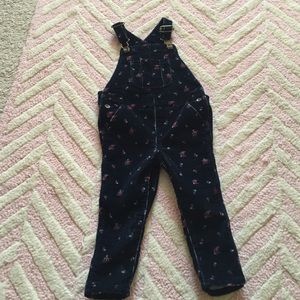Baby Gap Floral Overalls
