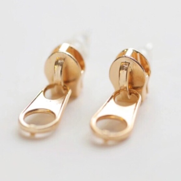 Zipper Earrings - Picture 3 of 4