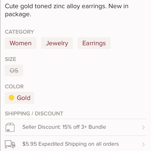 Zipper Earrings - Picture 4 of 4