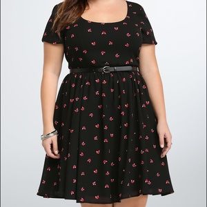 Fox Print Skater Dress | Torrid Size 22