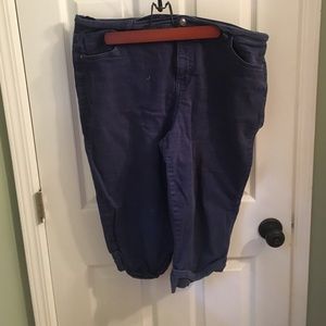 Blue Gloria Vanderbilt capris