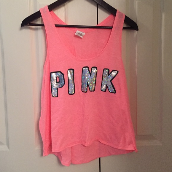 PINK Sequin Tank