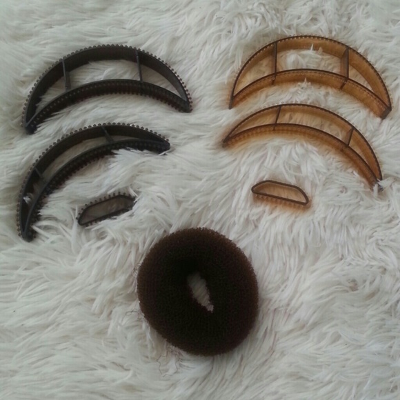 Accessories 2 Sets Bump Its And Hair Bun Donut Maker Poshmark
