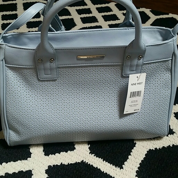 Nine West Handbags - Brand new baby blue nine west satchel
