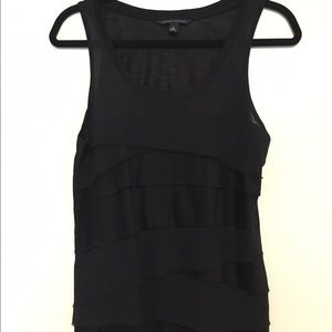 Black Pleated Tank