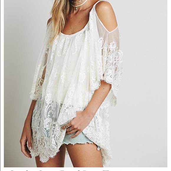 Free People "on the open road" lace tunic/dress
