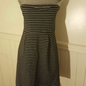 Strappless dress