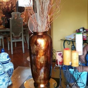 Vase with dried. Branches