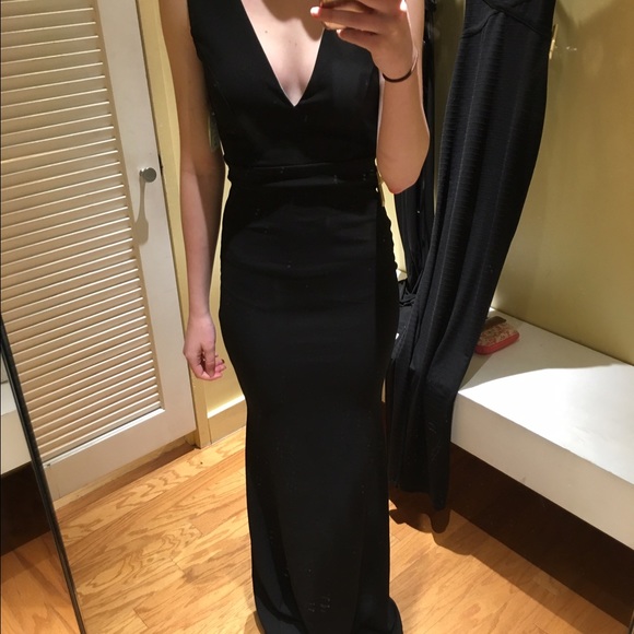 Miriam Lady In Black Dress